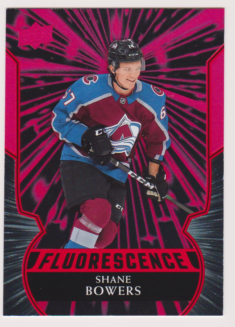 (image for) 2020-21 Upper Deck Fluorescence Red #F19 Shane Bowers